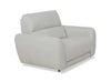 Cindy Crawford Home Kaia 54\" Fabric Power Reclining Chair with Power Headrest - Beige 