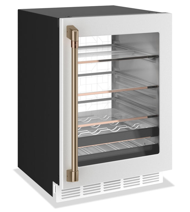 Cafe 24\" 5.1 Cu. Ft. Beverage Centre Refrigerator - White - CCP06BP4PW2 