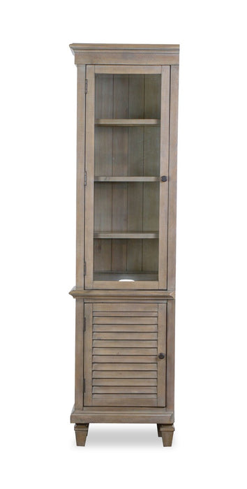 Baron 114\" Rustic 4-Piece Pine Entertainment Centre with Storage and Cable Management for TVs up to 70” 