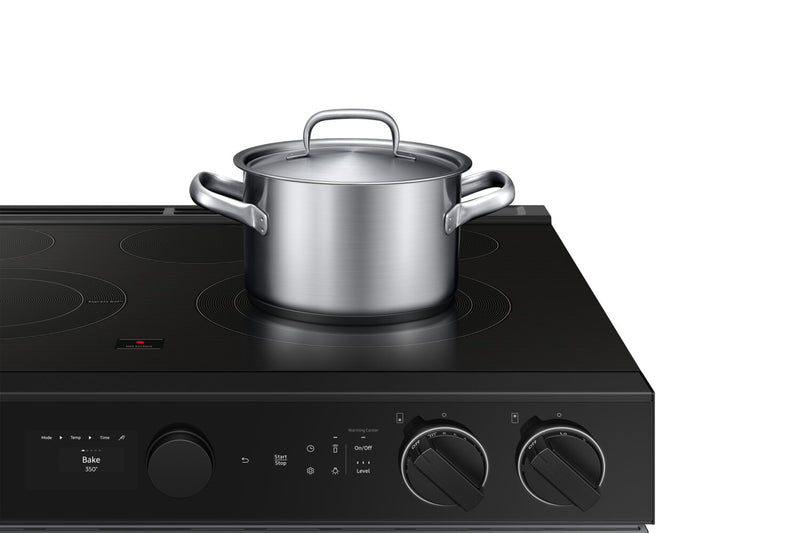 Samsung Bespoke 6.3 Cu. Ft. Electric Range with Oven Camera - NSE6DG8700SRAC 