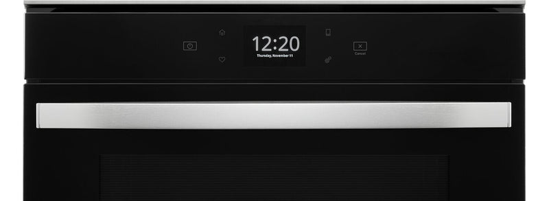 Whirlpool 24\" 2.9 Cu. Ft. Electric Single Wall Oven with True Convection - Fingerprint Resistant Sta… 