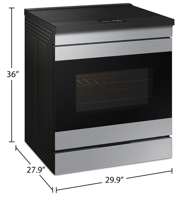 Samsung Bespoke 6.3 Cu. Ft. 9 Series Induction Range with Oven Camera - NSI6DG9900SRAC