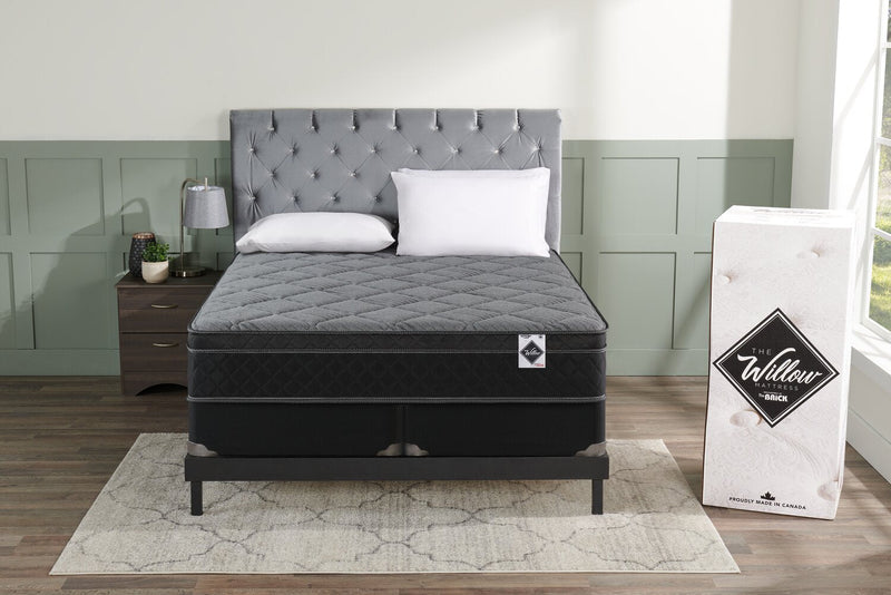 Springwall Aspen Eurotop King Mattress-in-a-Box Set 