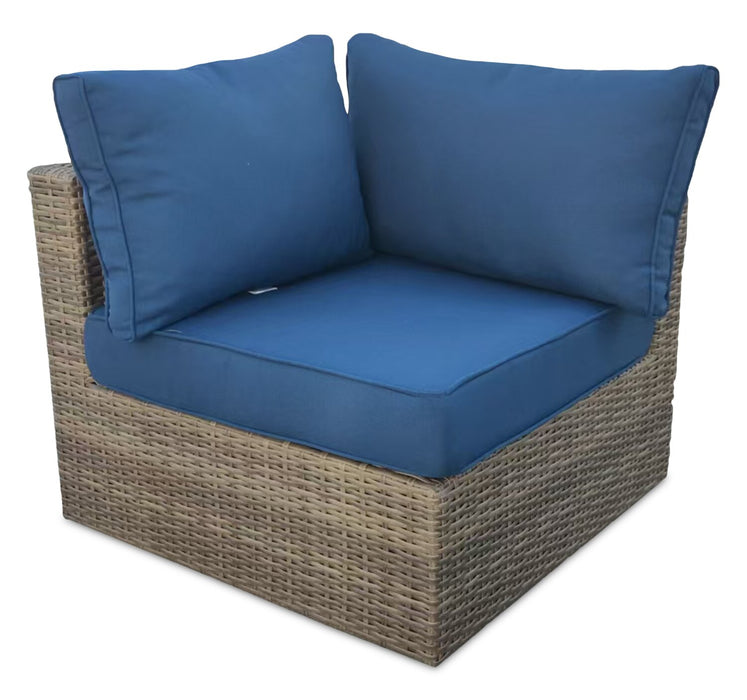 Naples Patio Corner Chair - Blue