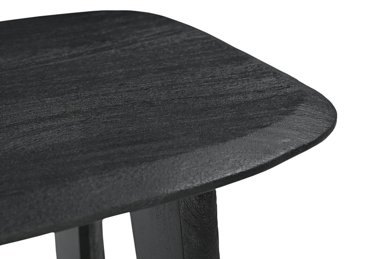 Abbot 55” Modern Solid Wood Sofa Table - Black