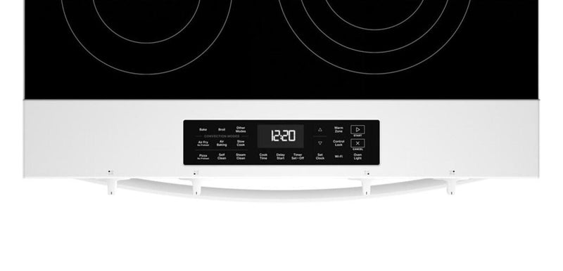 Whirlpool 30\" 5.3” Cu. Ft. Electric Range with Air Cooking – White - YWSES5030SW