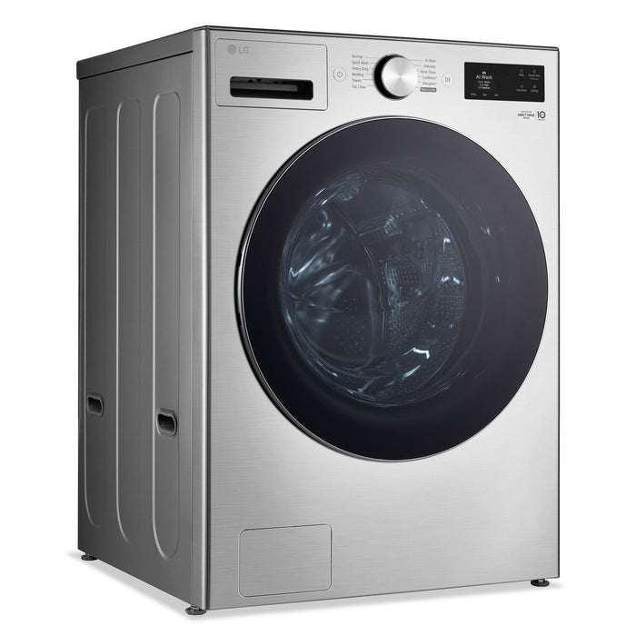 LG 5.2 Cu. Ft. Smart Front-Load High-Efficiency Steam Washer - Graphite Steel - WM5800HVA