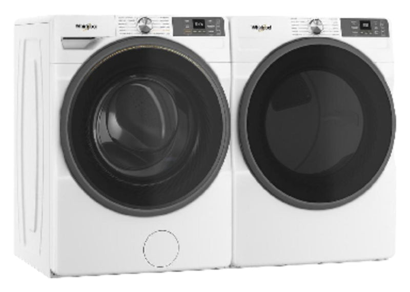 Whirlpool 5.2 Cu. Ft. Smart Front-Load Washer and 7.4 Cu. Ft. Electric Dryer - White 