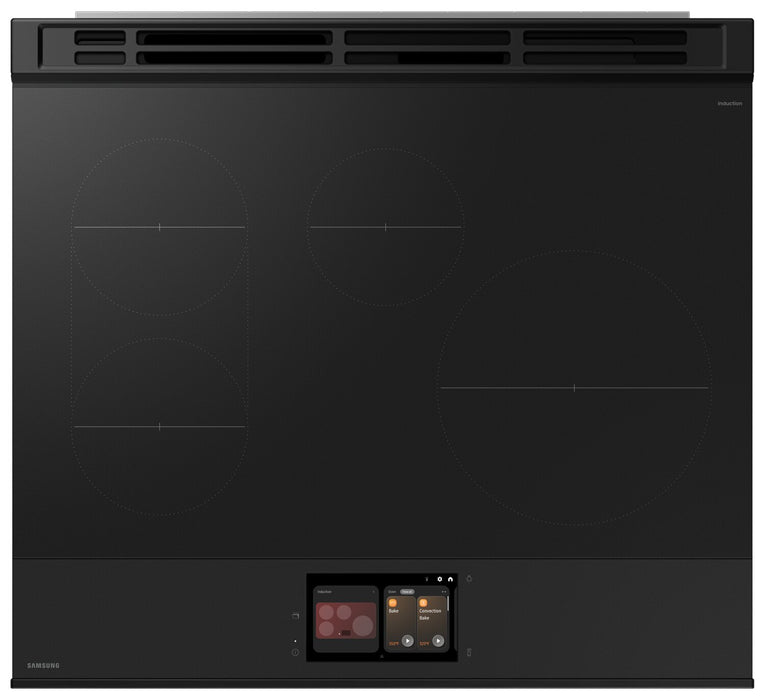 Samsung Bespoke 6.3 Cu. Ft. 9 Series Induction Range with Oven Camera - NSI6DG9900SRAC