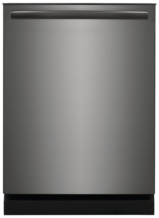 Frigidaire Gallery 24\" 52 dBA Built-In Top-Control Dishwasher - Smudge-Proof™ Black Stainless Steel … 