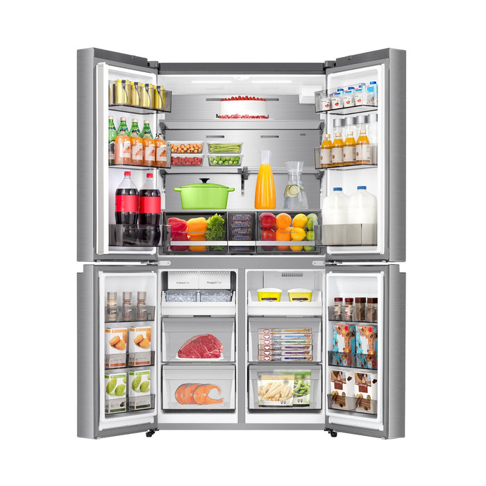 Hisense 36\" 22.5 Cu. Ft. Couter-Depth French 4-Door Refrigerator - Stainless Steel - RF225A3CSE