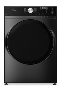 Midea 8.0 Cu. Ft. Tumble Dryer with Steam Care - Grey - MLHE52S7AGG 