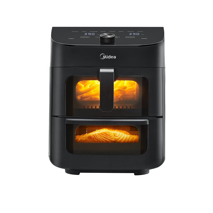 Midea 8-In-1 11-Qt Two-Zone Air Fryer Oven - MAD111D8APKW 