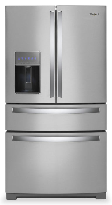 Whirlpool 26 Cu. Ft. 4-Door Refrigerator with Prep and Store Bins - WRMF7736PZ