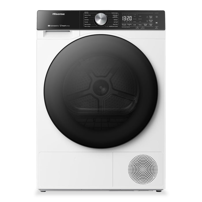 Hisense 24\" 4.5 Cu. Ft. Front Load Dryer with Ventless Heat Pump Technology - White - DH5S452BW