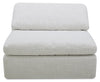 Sky Modular 44\" Fabric Armless Chair with Removable Feather Down Cushions - Nathan Wheat