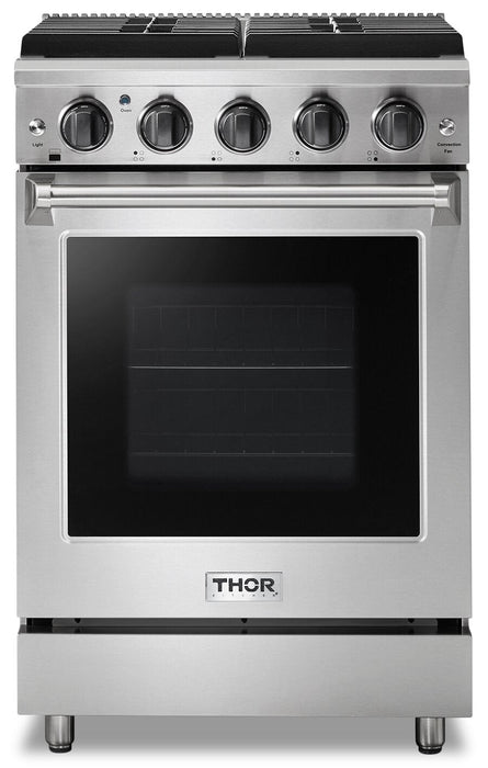 Thor Kitchen 24\" 3.7 Cu. Ft. Freestanding Gas Range - LRG2401  