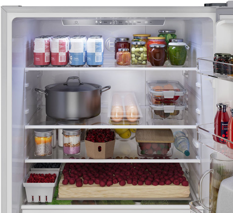 Bosch 100 Series 33\" 17.2 Cu. Ft. Counter-Depth 2-Door Refrigerator - Stainless Steel - B36FD52SNS