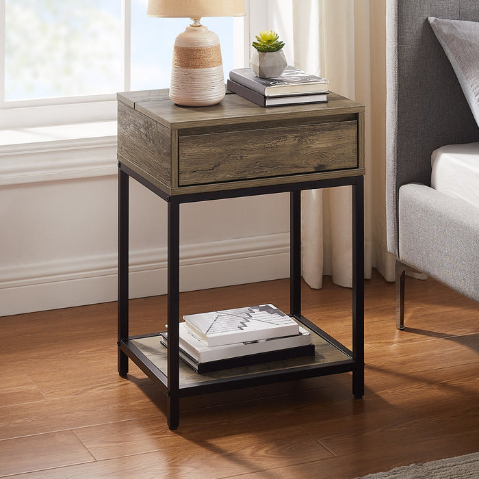 Akio Nightstand - Dark Brown