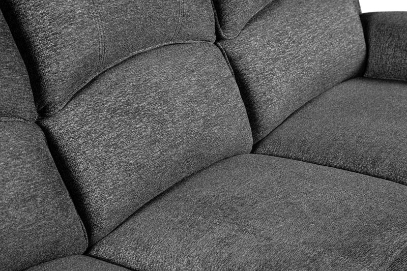 Chandler 82\" Chenille Fabric Power Reclining Sofa - Grey 