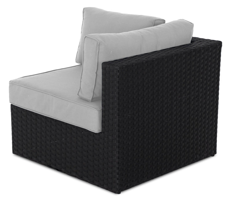 Barbados Patio Corner Chair – Grey