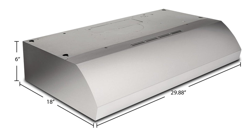 Broan 30\" 4-Way Convertible Under-Cabinet Range Hood - BXT130SSC 
