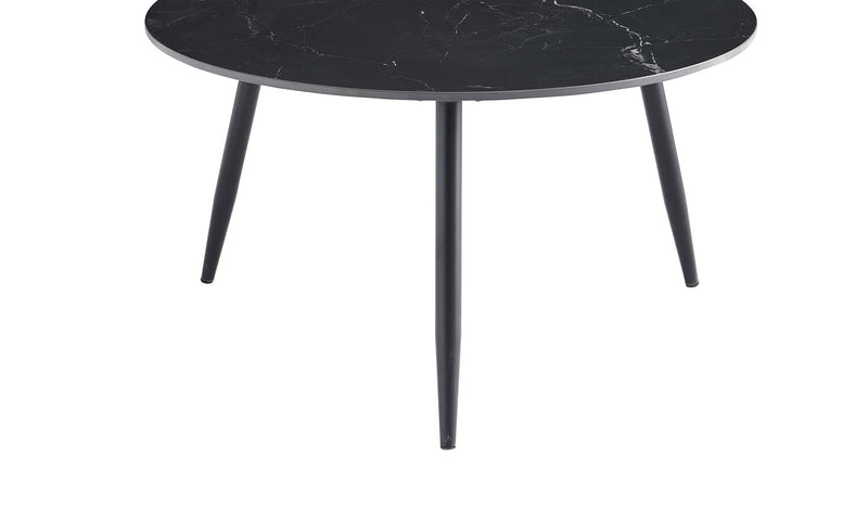 Delancey 3-Piece Coffee and Two End Tables Package - Black