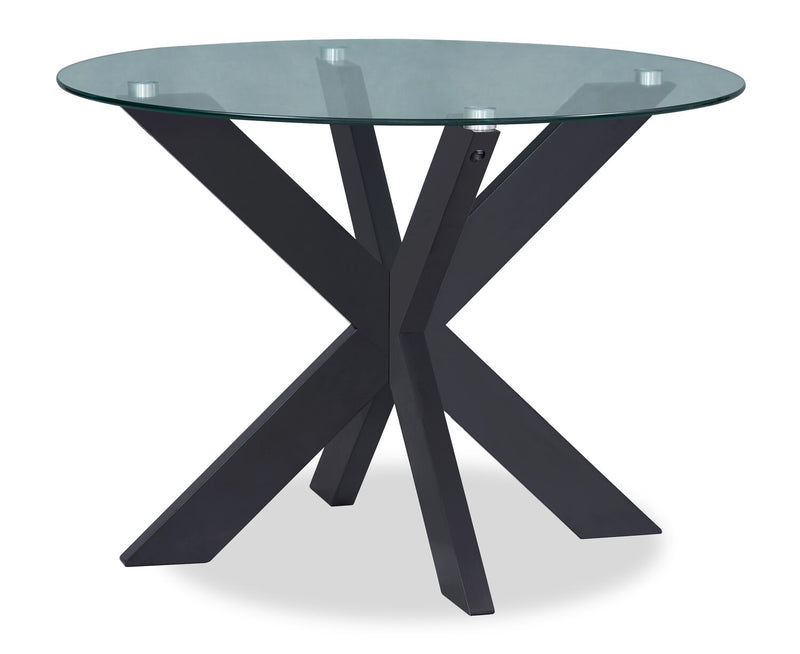 Remi 5-Piece Ladderback Dining Package - Black