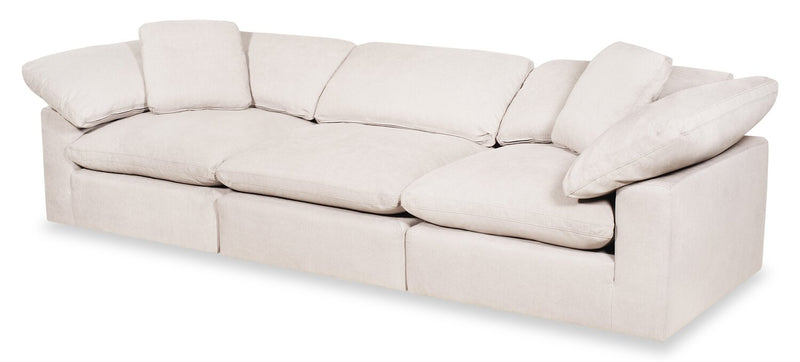 Eclipse Linen-Look Fabric Modular Sofa - Linen