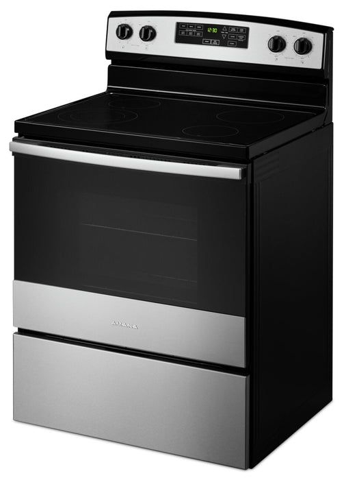 Amana 4.8 Cu. Ft. Electric Range with Self-Clean - Stainless Steel - YAER6603SMS 