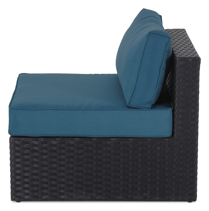 Barbados Armless Patio Chair – Blue