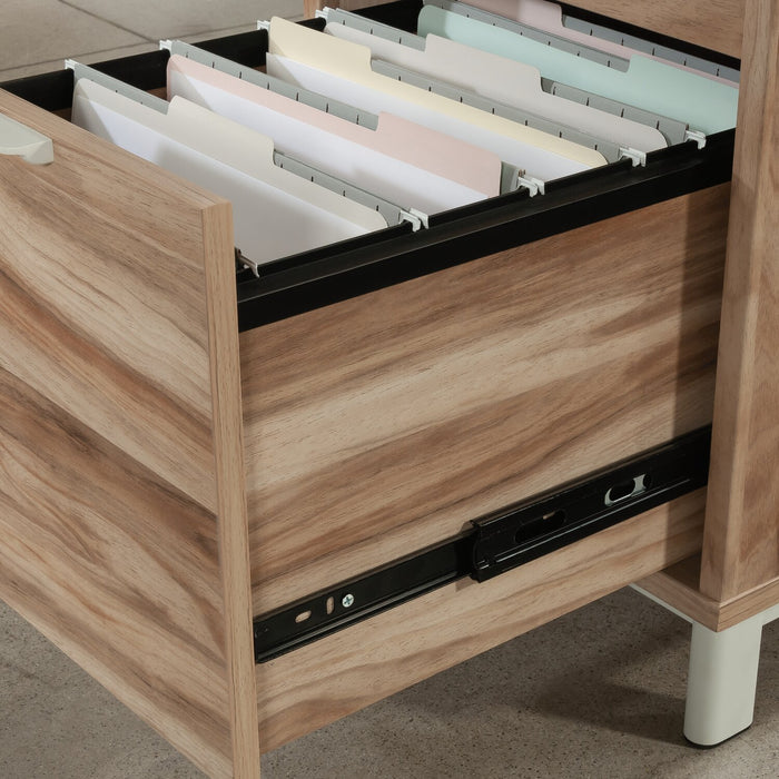 Harrison 15.75\" 2-Drawer Filing Cabinet - Kiln Acacia