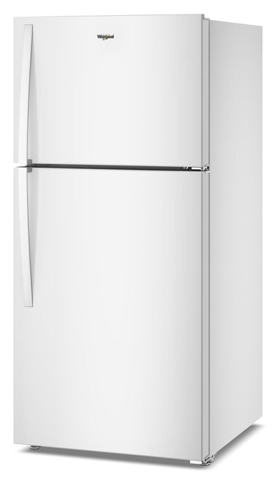 Whirlpool 29.5\" 19 Cu. Ft. Top Freezer Refrigerator with Total Coverage Cooling – White - WRTX7419SW