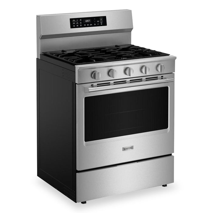 Maytag 30\" 5 Cu. Ft. Gas Range - Fingerprint Resistant Stainless Steel - MFGS7030SZ
