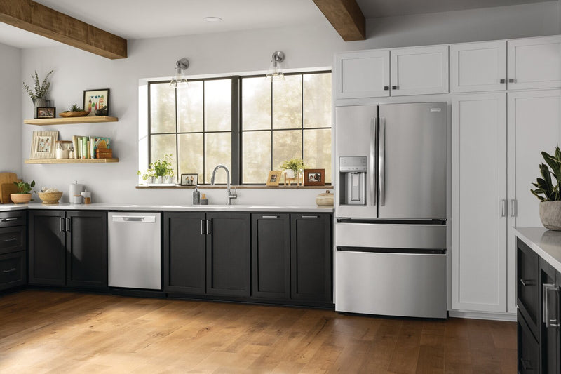 Frigidaire Gallery 36\" 26.3 Cu. Ft. Standard-Depth 4-Door French-Door Refrigerator - Smudge-Proof® S… 
