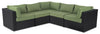 Barbados 5-Piece Patio Set – Green 