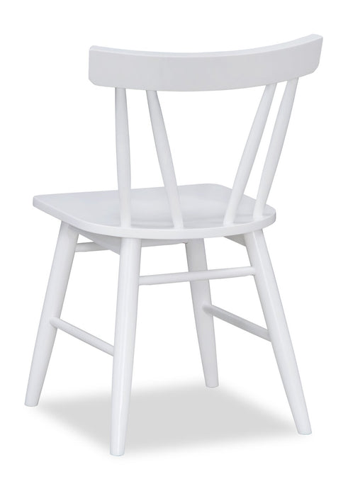 Remi Slatback Dining Chair - White