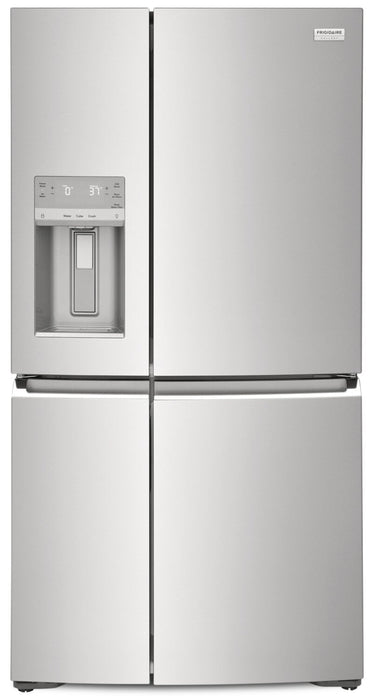Frigidaire Gallery 36\" 21.5 Cu. Ft. Counter-Depth 4-Door Refrigerator - Smudge-Proof® Stainless Stee… 