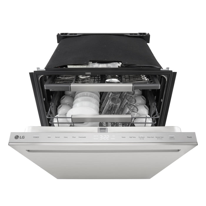 LG 24\" 44 dBA Built-In Top-Control Dishwasher with QuadWash® Pro - Stainless Steel - LDPH5554S