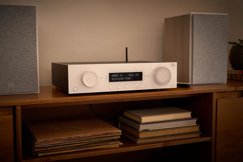 JBL MA310 5.2-Channel 4K AV Receiver - White (JBLMA310WHTAM)