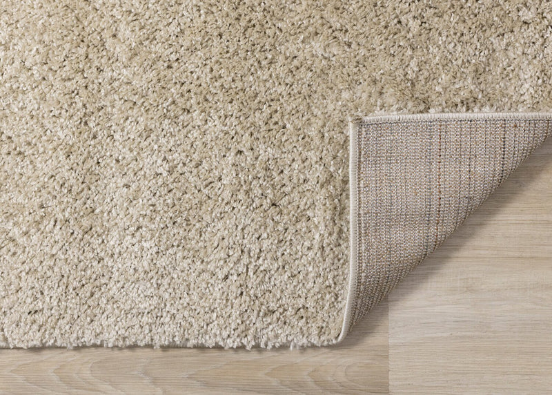 Pascal Beige Shag Area Rug - 5'3\" x 7'7\"
