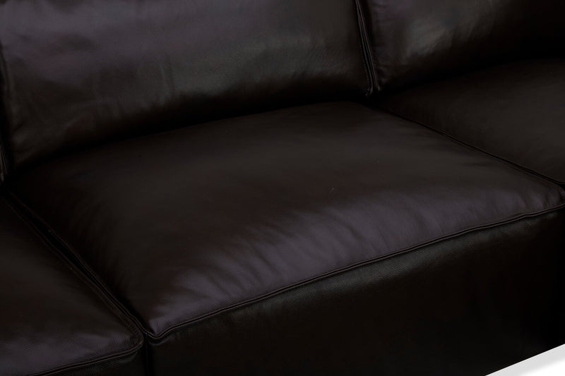 Sedona 3-Piece Right-Facing Modular Sectional - Chocolate