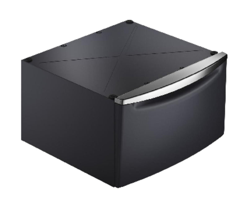Maytag 15.5\" H Laundry Pedestal w/Storage Drawer - Midnight Steel