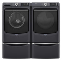 Maytag 5.8 Cu. Ft. Pet Pro Smart Front-Load Washer and 7.4 Cu. Ft. Electric Dryer - Midnight Steel 