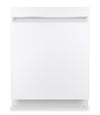 GE 24\" Built-In Dishwasher with Piranha Hard Food Disposer – White - GDT225SGLWW\t