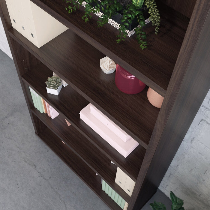 Affirm 34.8\" Commercial Grade 5-Shelf Bookcase - Noble Elm