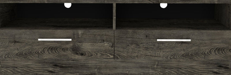 Camden 56\" TV Stand with Storage and Cable Management for TVs up to 60\" - Alabaster Oak