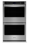 Maytag 30\" 10 Cu. Ft. Electric Double Wall Oven with True Convection - Fingerprint Resistant Stainle… 