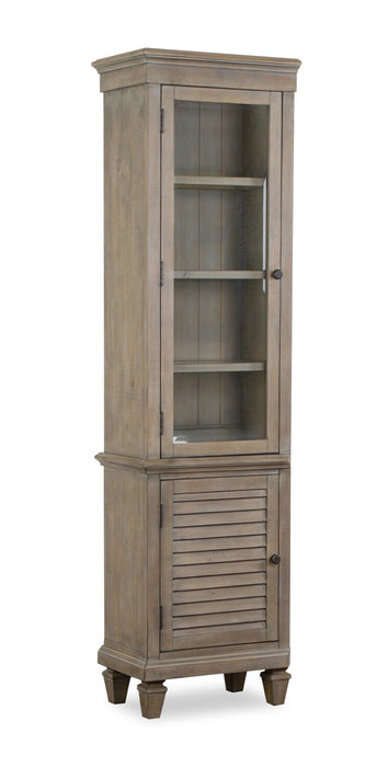Baron 114\" Rustic 4-Piece Pine Entertainment Centre with Storage and Cable Management for TVs up to 70” 