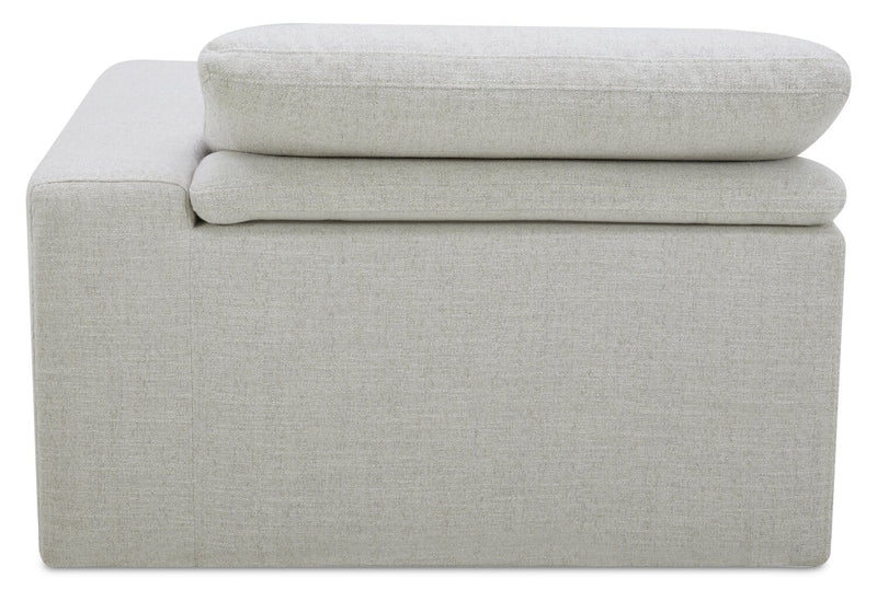 Sky Modular 8-Piece Fabric Power Reclining Sectional with Removable Feather Down Cushions -Nathan Wheat
